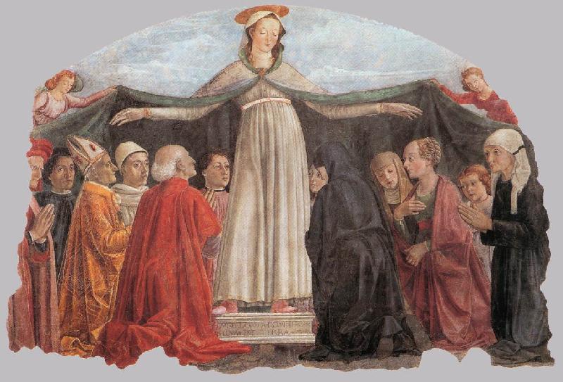 GHIRLANDAIO, Domenico Madonna of Mercy gh oil painting image